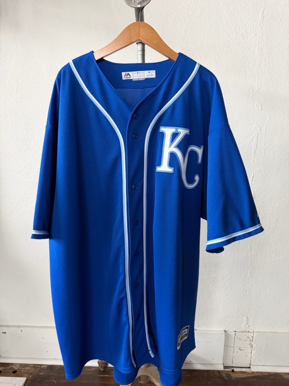 Majestic KC Royals Baseball Jersey Size 3XL - Picture 2 of 5